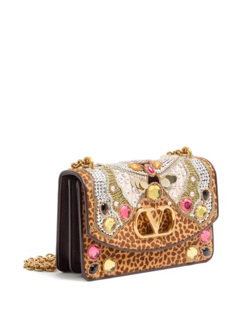 Valentino Garavani Vain chain-strap shoulder bag - Brown