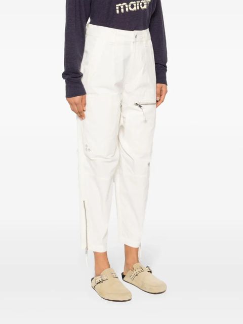 MARANT ÉTOILE Kelvin cotton trousers - Neutrals
