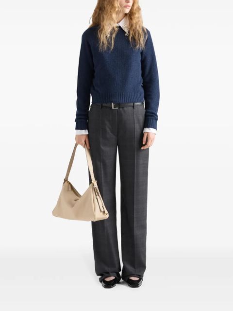 Prada ribbed Re-Cashmere sweater - Blue - zdjęcie produktu nr 2