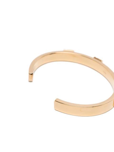 FENDI logo-plaque bracelet - Gold