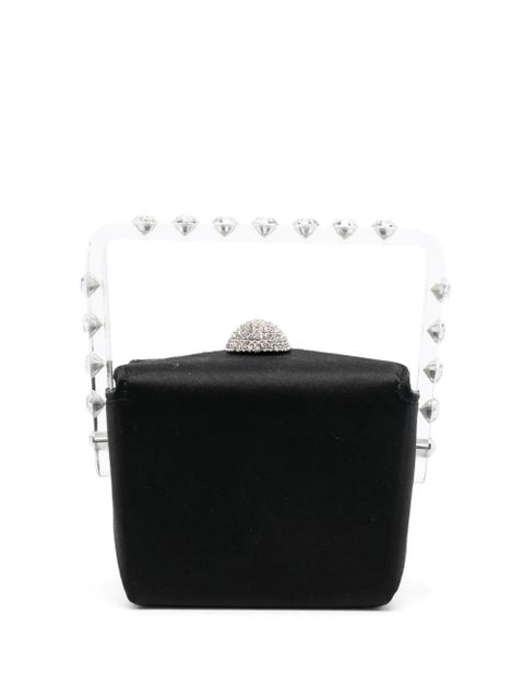 Aquazzura Noodle Box mini bag - Black - zdjęcie produktu nr 1