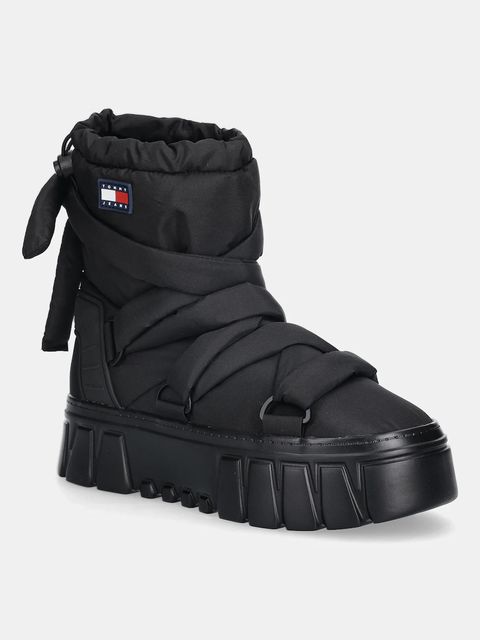 Tommy Jeans śniegowce TJW CHUNKY SNOW BOOT NYLON kolor czarny EN0EN02842 - zdjęcie produktu nr 1