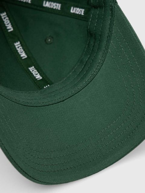 Lacoste czapka z daszkiem bawełniana