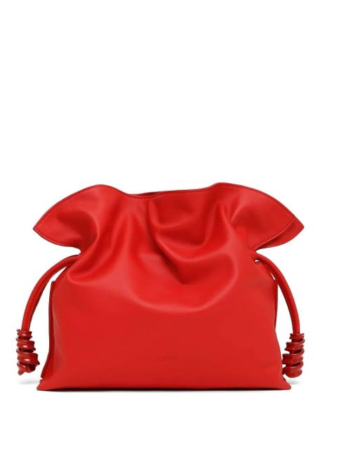 LOEWE medium Coil Flamenco clutch bag - Red - zdjęcie produktu nr 1