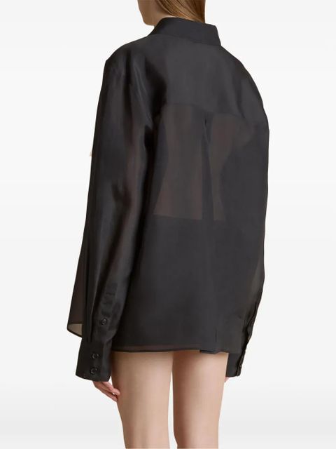 KHAITE Yatty shirt - Black