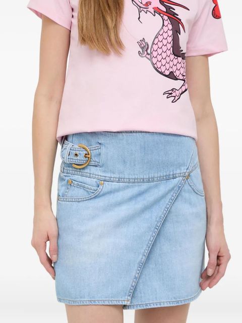 PINKO belted mini skirt - Blue