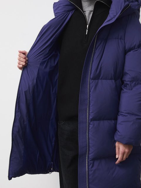 Medicine płaszcz puchowy kolor fioletowy