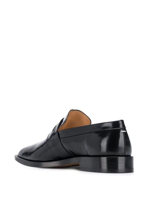 Maison Margiela Tabi leather loafers - Black