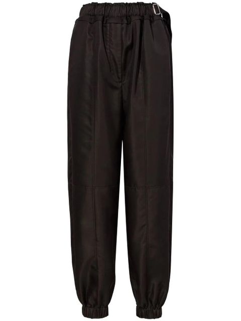 Proenza Schouler Silk Nylon Taffeta Pull On Pant - Black - zdjęcie produktu nr 1