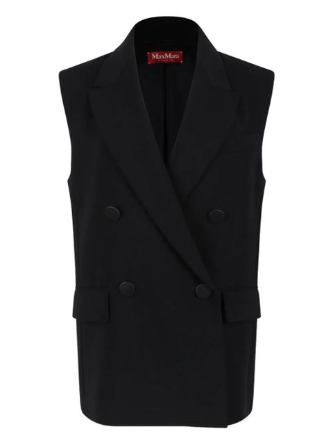 Max Mara Pomez double-breasted waistcoat - Black - zdjęcie produktu nr 1