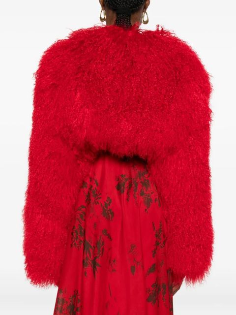 ducie Becca shearling jacket - Red