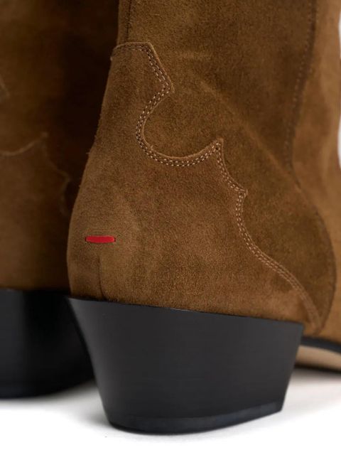 Aeyde Hester suede ankle boots - Brown