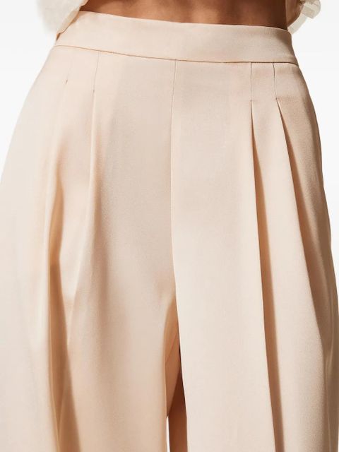 TWINSET wide-leg satin trousers - Neutrals