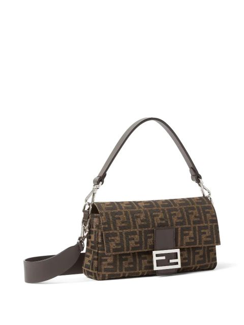 FENDI Baguette® logo pattern tote bag - Brown