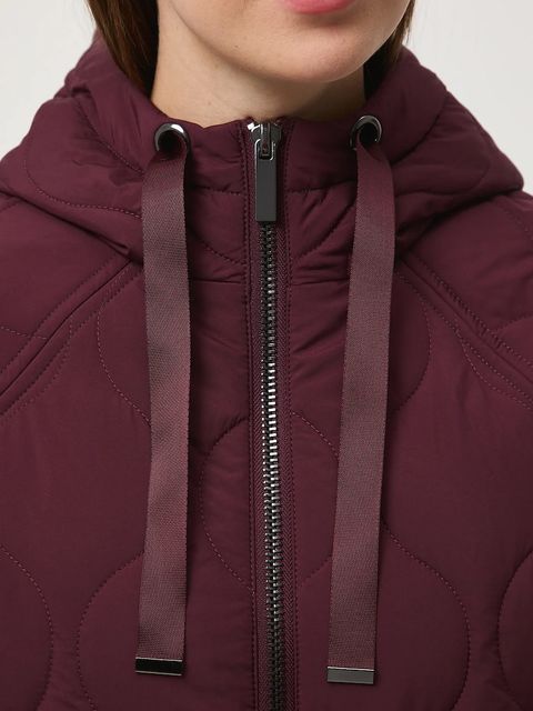 Medicine kurtka damska kolor bordowy przejściowa oversize