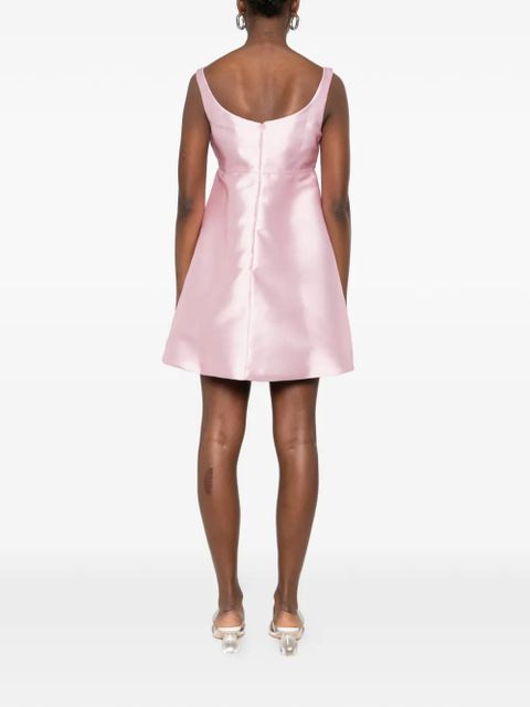 Marques'Almeida printed balloon sleeve dress - Pink