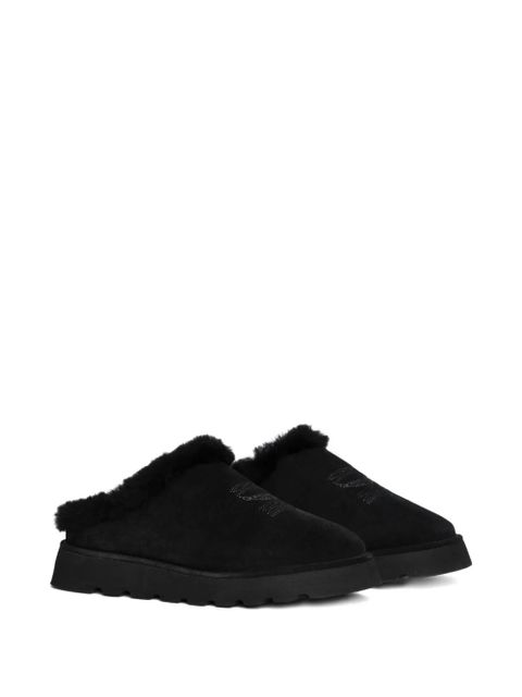 Zadig&Voltaire embroidered shearling mules - Black - zdjęcie produktu nr 2