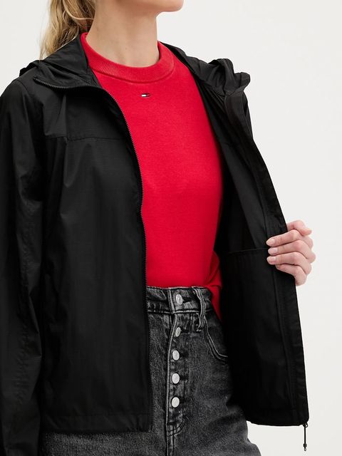 Tommy Jeans kurtka kolor czarny przejściowa DW0DW21188