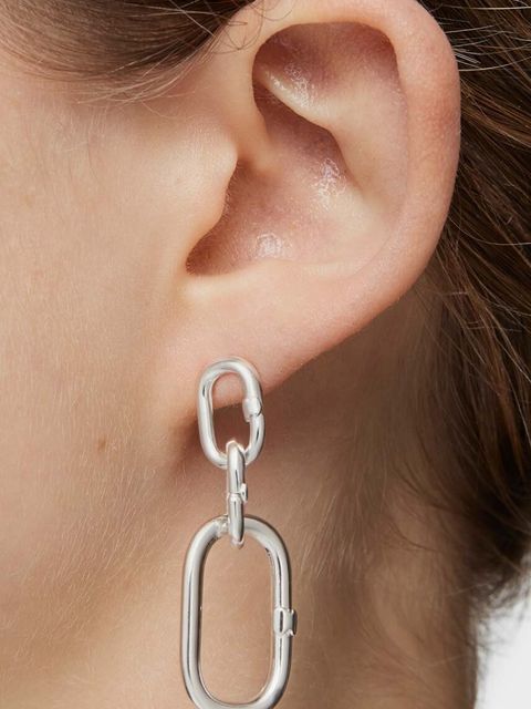 Tous kolczyki srebrne Hold Oval