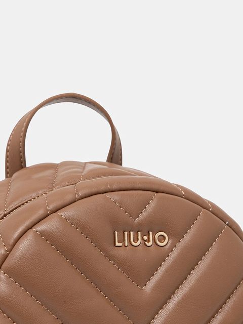 Liu Jo plecak damski kolor brązowy mały gładki AF5186.E0426