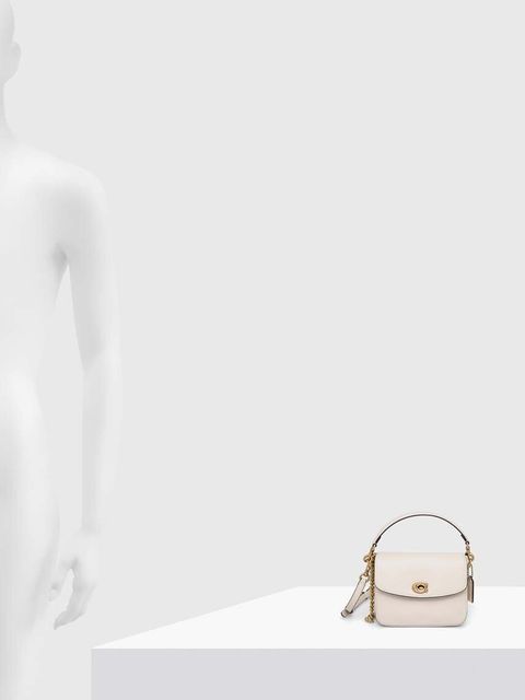 Coach torebka skórzana Cassie 19 kolor beżowy CV437