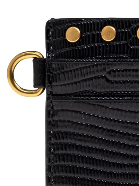 ISABEL MARANT studded card holder - Black - zdjęcie produktu nr 2