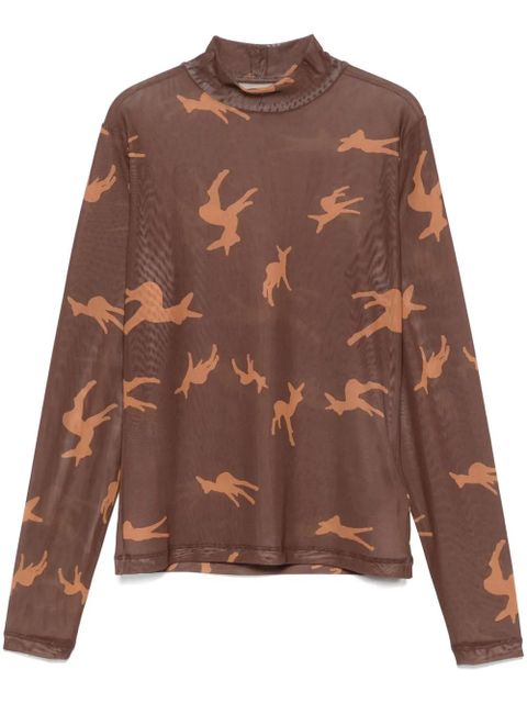 Vivienne Westwood deer-print T-shirt - Brown - zdjęcie produktu nr 1