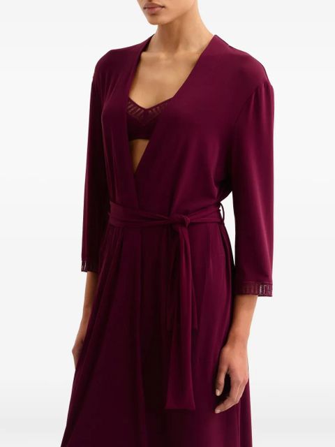 ERES Violette Graph lace-trimmed robe - Purple - zdjęcie produktu nr 2
