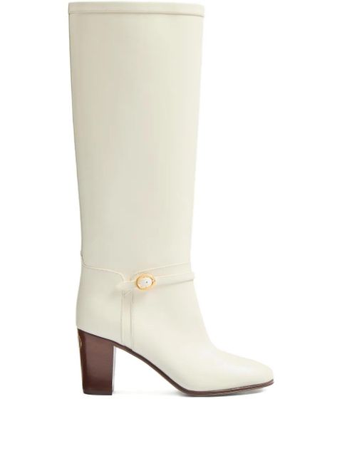 Valentino Garavani 75mm Pattie leather boots - Neutrals