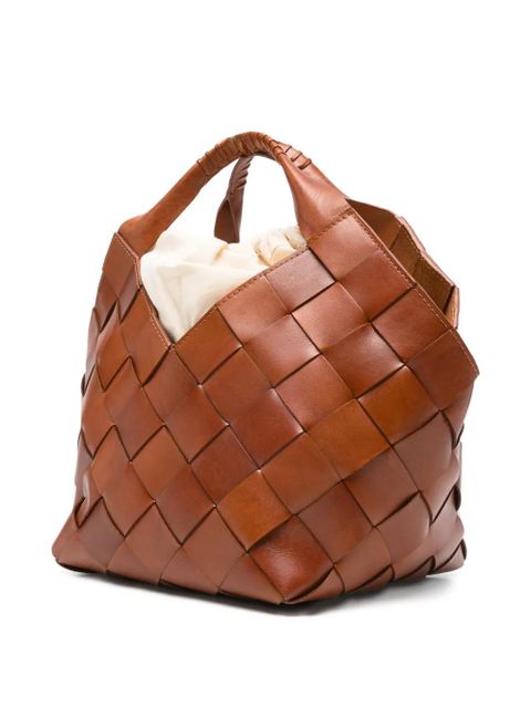 DRAGON DIFFUSION intreccio hobo backpack - Brown - zdjęcie produktu nr 2