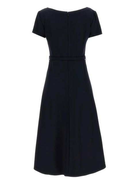 Alessandra Rich belted midi dress - Blue