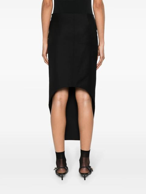 Givenchy asymmetric pencil skirt - Black