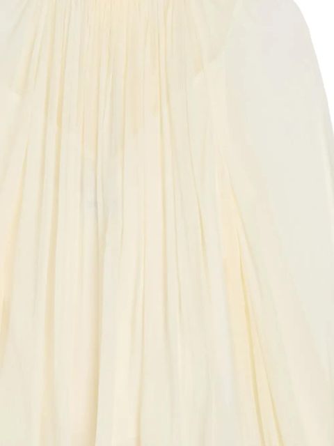 STAUD Roux pleated blouse - Neutrals - zdjęcie produktu nr 2