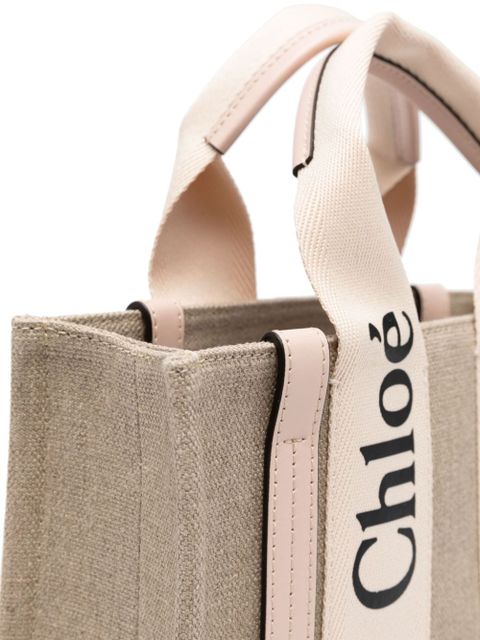 Chloé small Woody tote bag - Neutrals