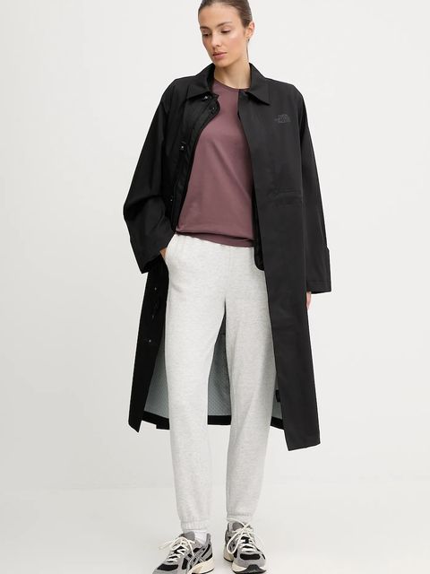 The North Face t-shirt bawełniany damski kolor bordowy NF0A8E3JES91