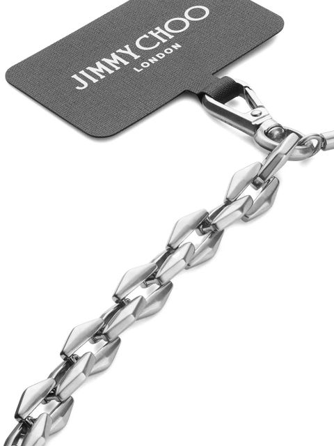 Jimmy Choo chain strap phone holder - Black
