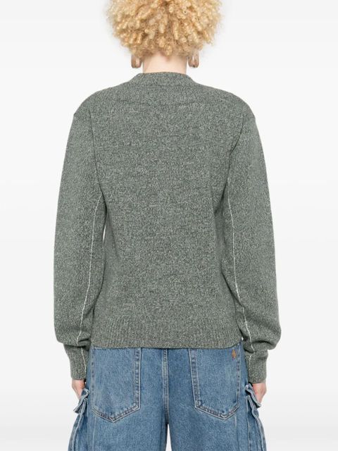 Rabanne layered sweater - Green