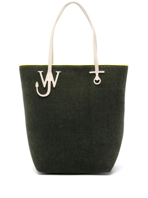 JW Anderson tall Anchor tote bag - Green - zdjęcie produktu nr 1
