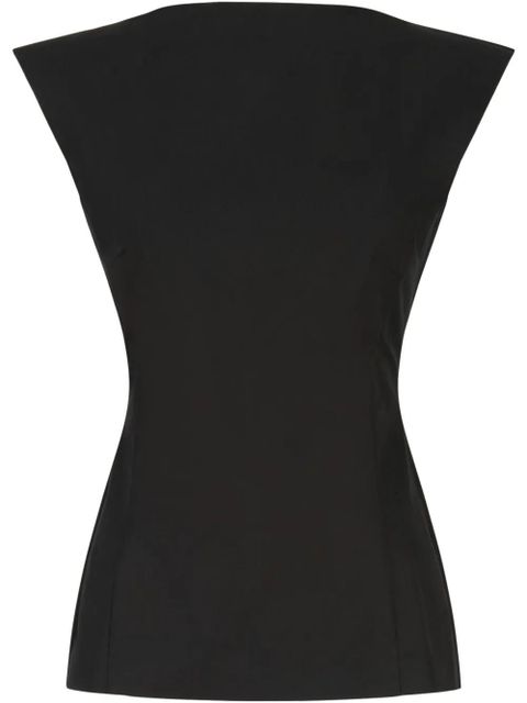 Marni structured sculptural top - Black - zdjęcie produktu nr 1
