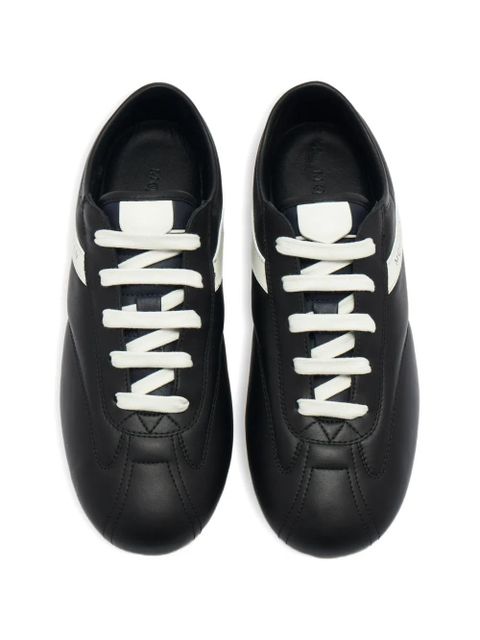 Alexander McQueen Boxe leather sneakers - Black - zdjęcie produktu nr 2