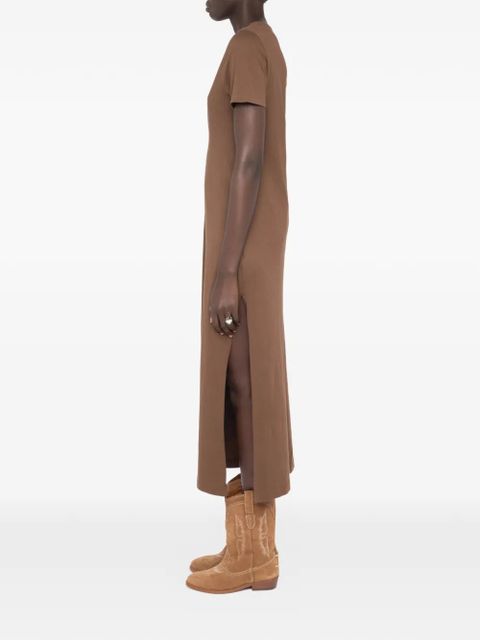Zadig&Voltaire Raja T-shirt midi dress - Brown
