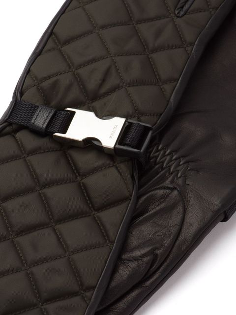Prada quilted gloves - Black