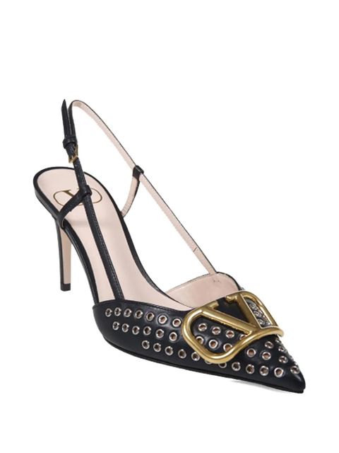 Valentino Garavani 800mm VLogo studded pumps - Black - zdjęcie produktu nr 2