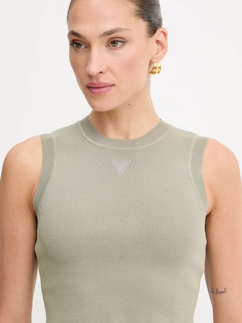 Guess top ALEXIA damski kolor zielony W4GZ34 Z3F40 - zdjęcie produktu nr 2