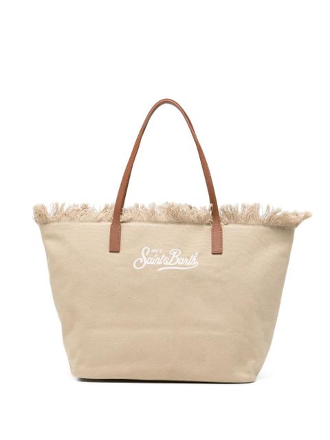 MC2 Saint Barth City fringed tote bag - Neutrals - zdjęcie produktu nr 1