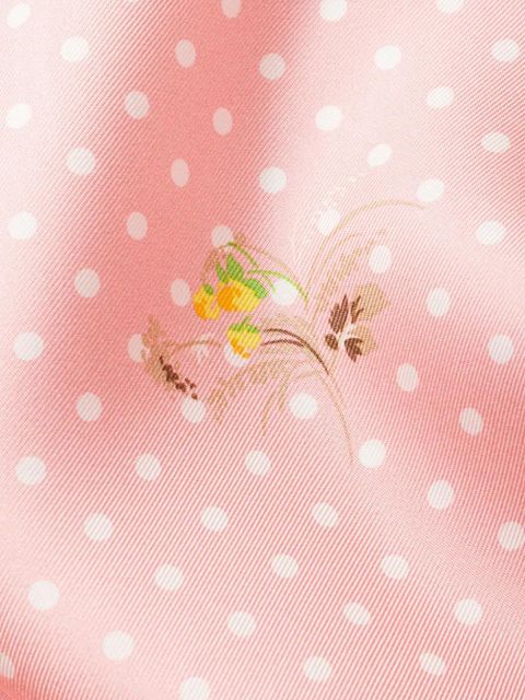 Prada printed silk twill scarf 90 - Pink