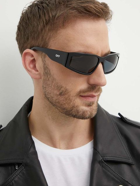 Off-White okulary przeciwsłoneczne kolor czarny OERI118_641007 - zdjęcie produktu nr 2