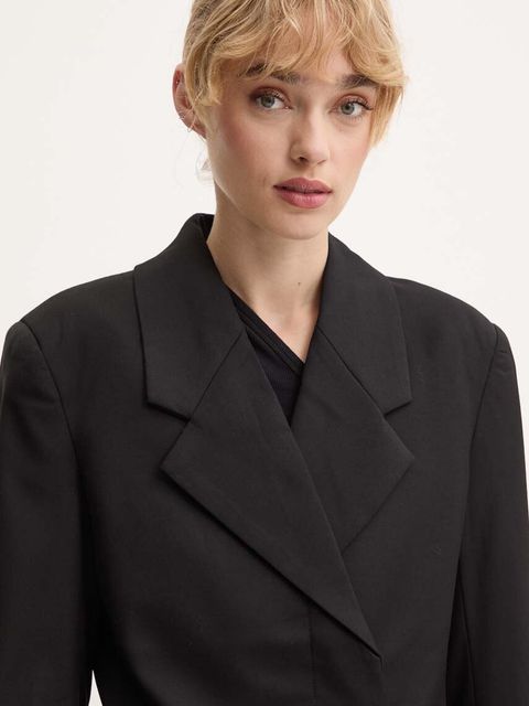 Remain marynarka z domieszką wełny Fitted Blazer