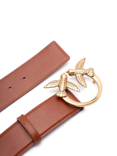 PINKO buckle leather belt - Brown - zdjęcie produktu nr 2