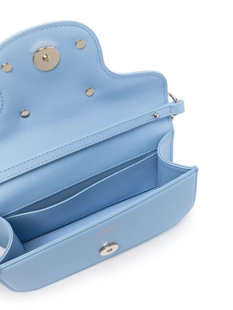 Valentino Garavani Locò leather shoulder bag - Blue
